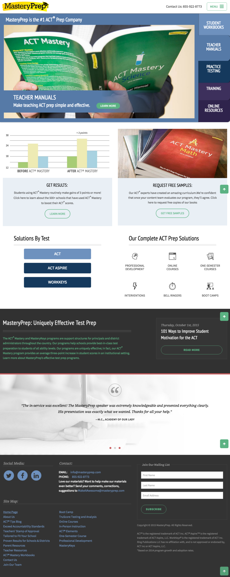Desktop, MasteryPrep, Web Design