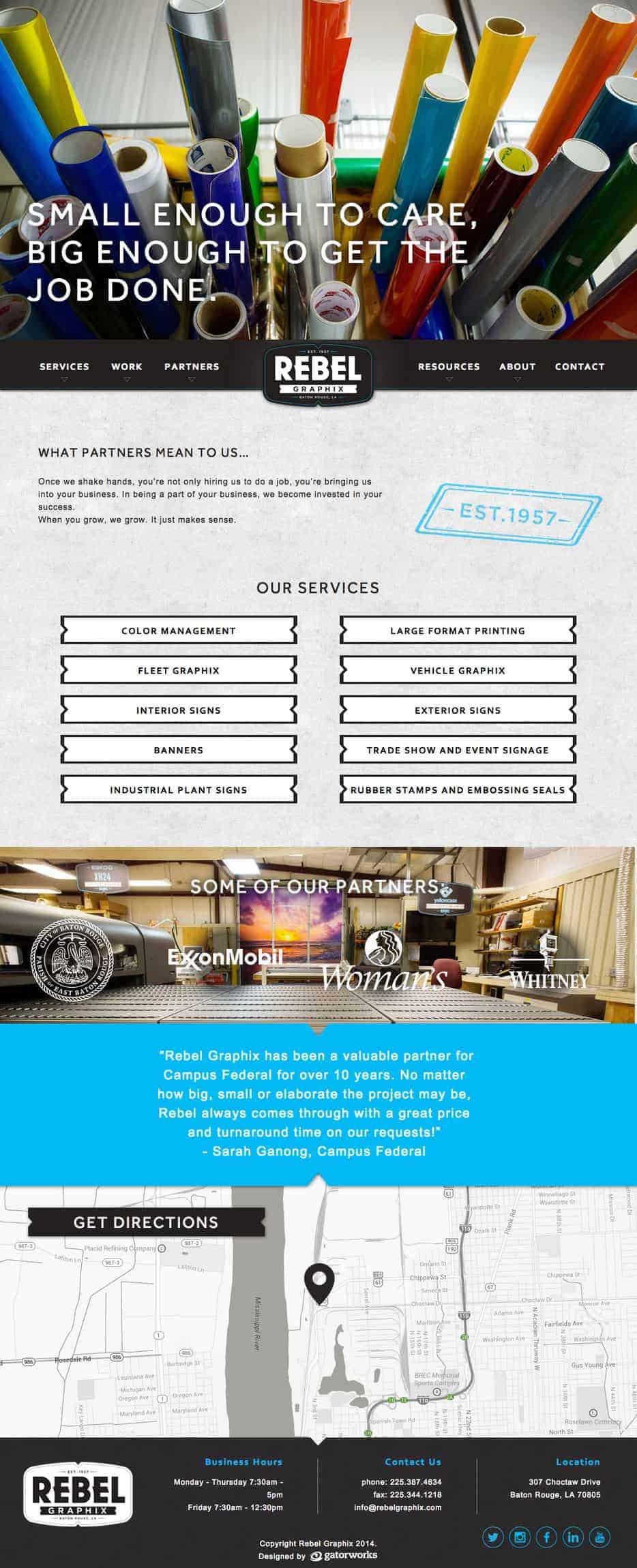 Desktop, Rebel Graphix, Web Design