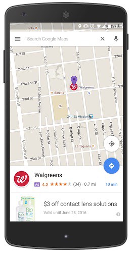 Google Maps Ad, Promoted Pins, Google Adwords