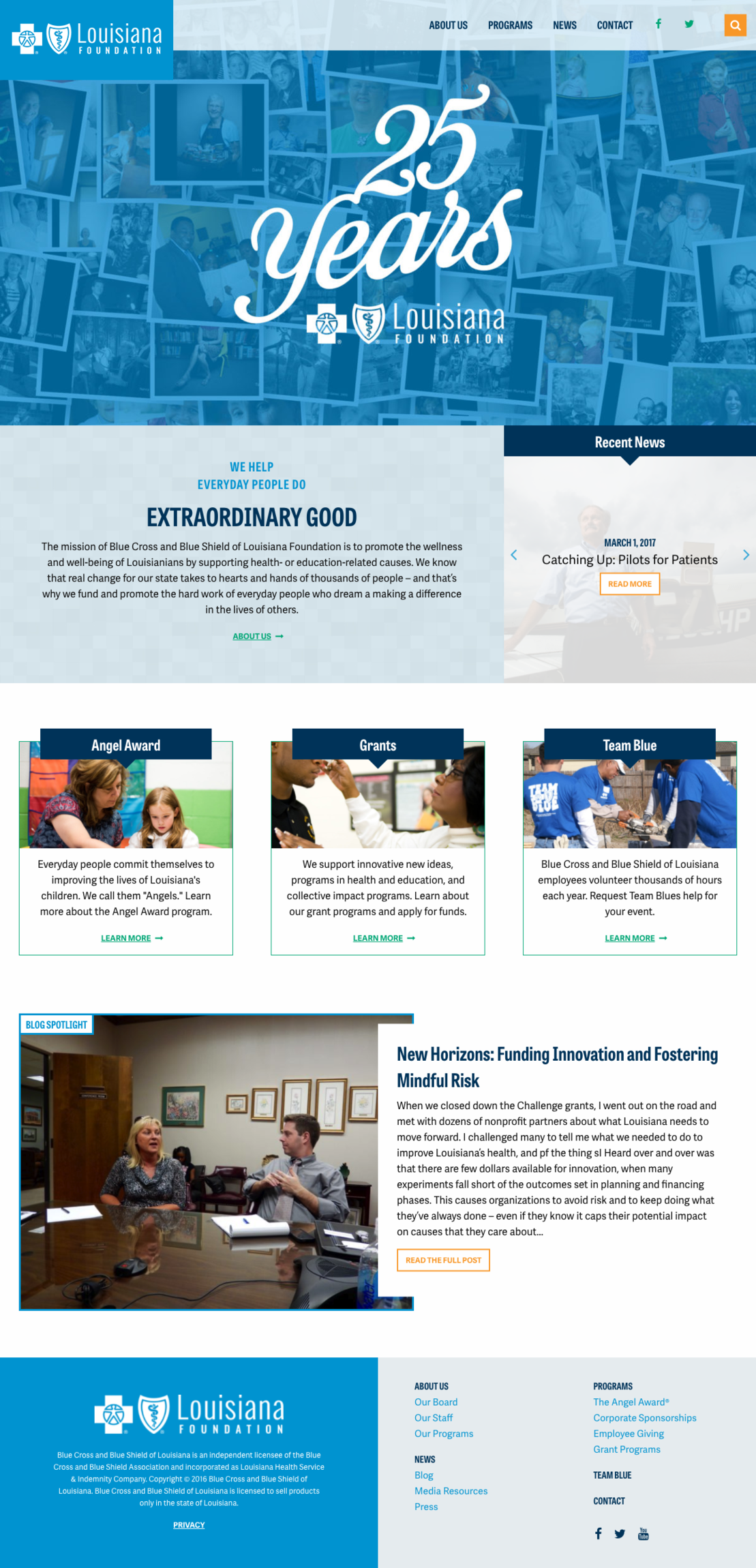 blue cross blue shield of louisiana foundation