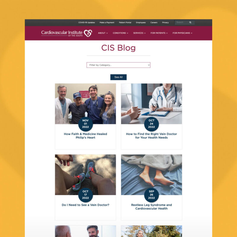 Cardiovascular Institute of the South  Design Gatorworks